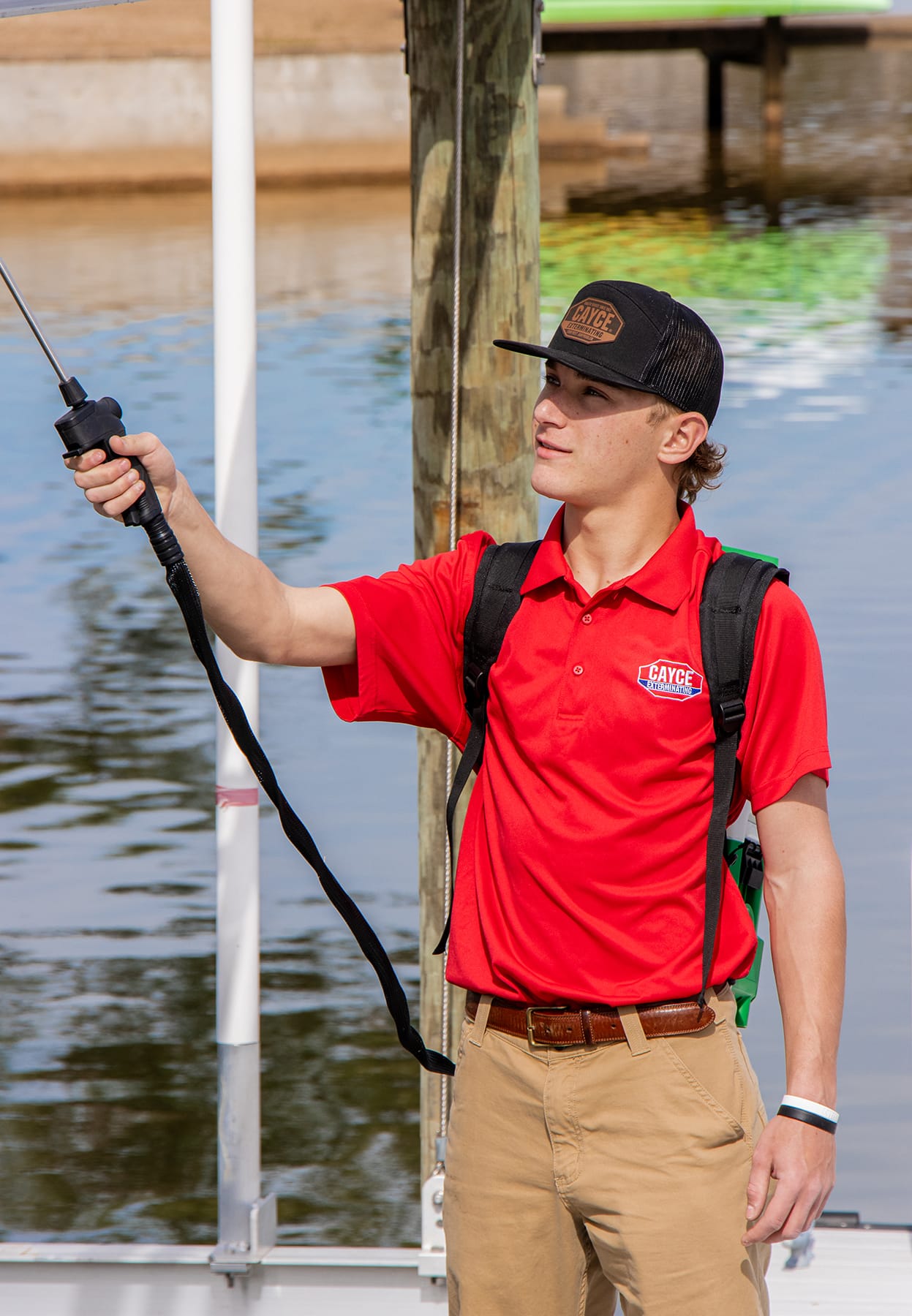 dock pest control, mosquito control, spider control, Cayce Exterminating, pest-free dock, outdoor pest protection, South Carolina pest control